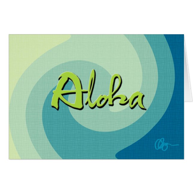 Ondas de la hawaiana (Anverso (Horizontal))