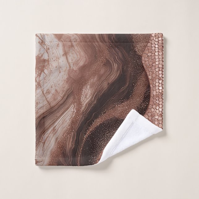 Ondas doradas abstractas con efecto brillo ✨ (Toallita)