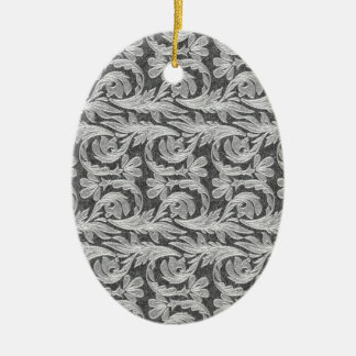 Ondas metálicas, ORNAMENTO DE OVO plateado-blanco