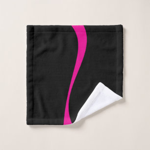 Ondas simples 2 en magenta y negro