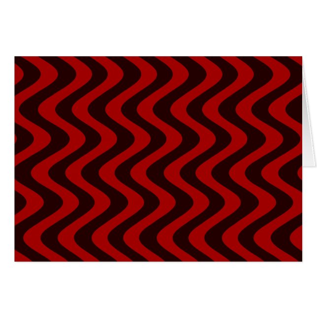 Ondas tambaleantes (negro/rojo) (Anverso (Horizontal))