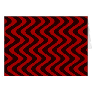 Ondas temblorosas (negro/rojo)