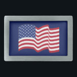 Ondeando la hebilla del cinturón de la bandera est<br><div class="desc">El diseño es de arte original.</div>