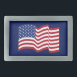 Ondeando la hebilla del cinturón de la bandera est<br><div class="desc">El diseño es de arte original.</div>