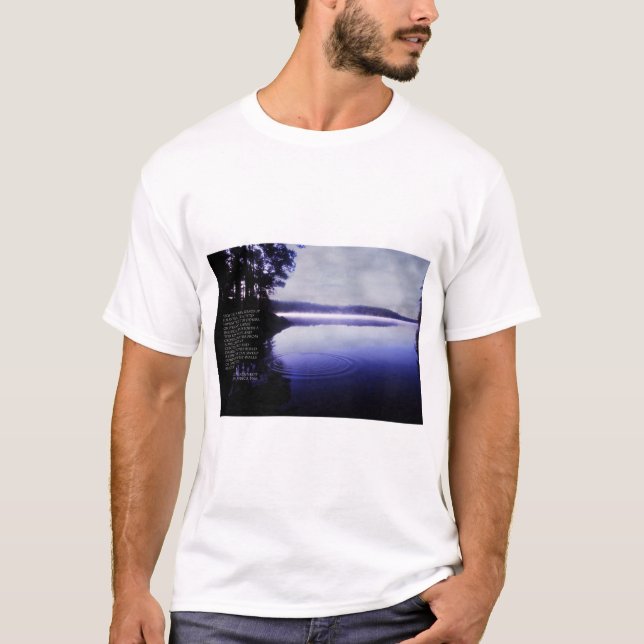 Ondulación de la esperanza - camiseta de la cita (Anverso)