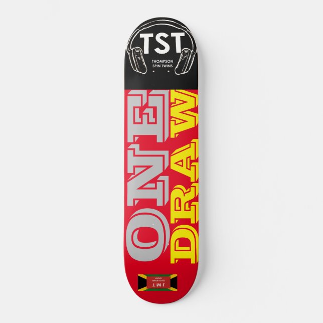 ONE DRAW Patineta (Anverso)