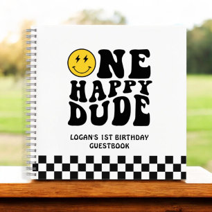 One Happy Dude Primer libro de cumpleaños