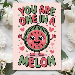 One in a Melon – divertida tarjeta de cumpleaños d