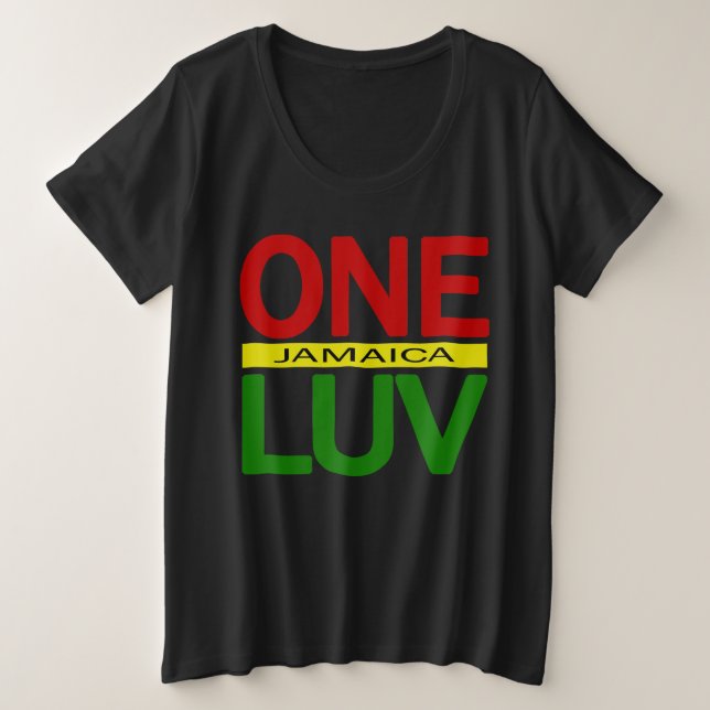 One Love Jamaica Red Gold Green (Anverso del diseño)