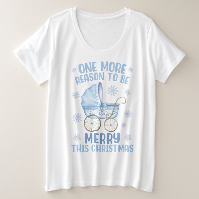 One More Reason To Be Merry - New Baby Christmas T (Anverso del diseño)