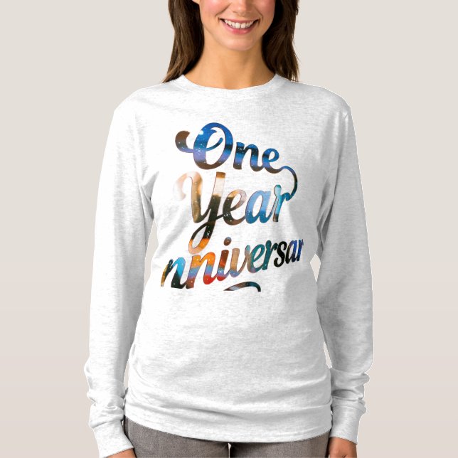 One Year Anniversary Long Sleeves Top (Anverso)