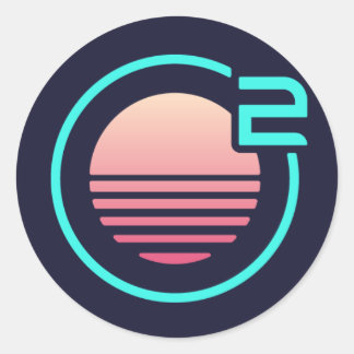 Onivim 2 - Pegatina de logotipos redondos