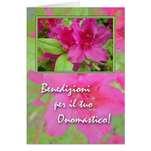 Onomastico, Día del Nombre en italiano, Azaleas