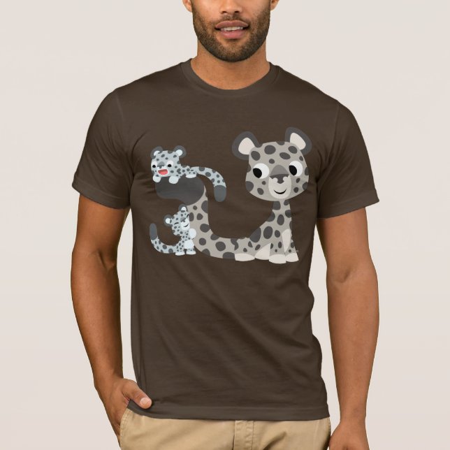 Onza del dibujo animado y camiseta de Cubs (Anverso)