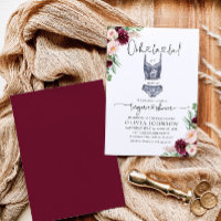 Ooh la la Bra Lingerie Bridal Shower Invitación