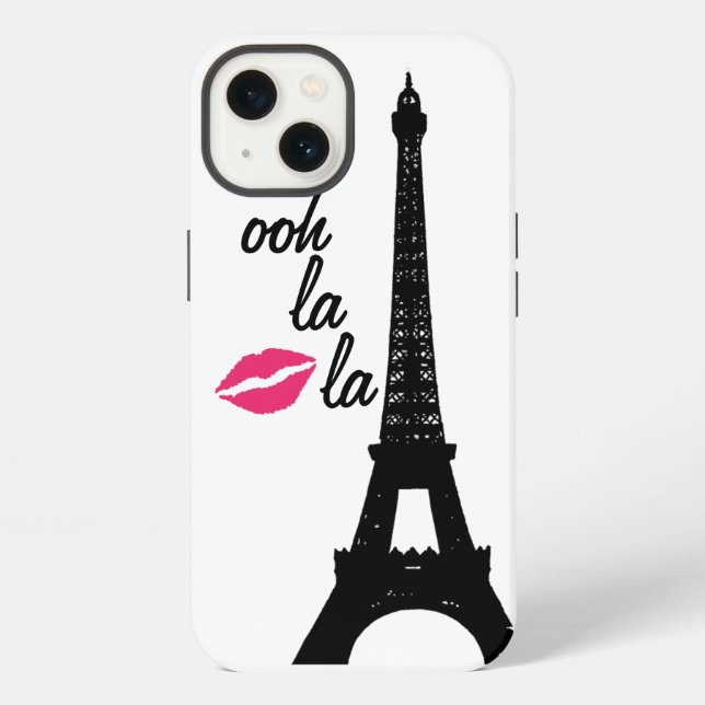 ¡Ooh la la! Funda para iPhone Torre Eiffel (Reverso )