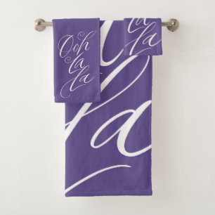 Ooh La La Lettering Color púrpura ultra violeta
