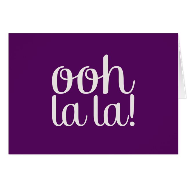 Ooh La Purple (Anverso (Horizontal))