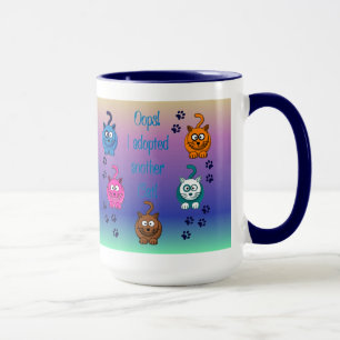 ¡Oops! ¡Adopté otro gato! Taza