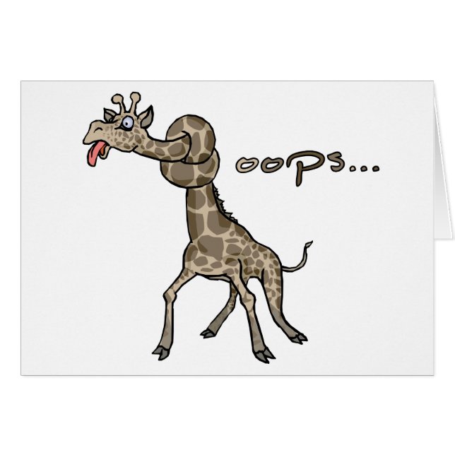 Oops… Jirafa (Anverso (Horizontal))