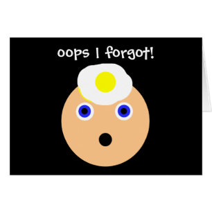 ¡oops! ¡Olvidé!
