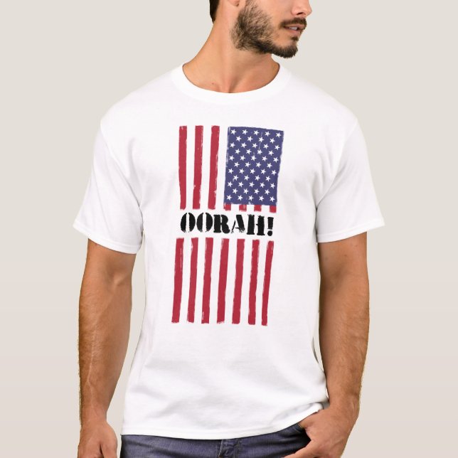 Oorah, camiseta de la bandera estadounidense (Anverso)