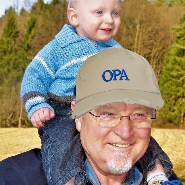 Opa - Gorra de béisbol bordada del abuelo alemán (Subido por el creador)