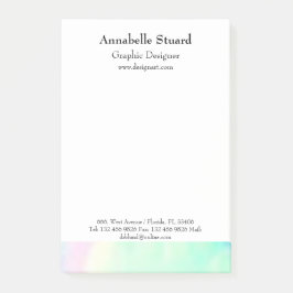 Opal elegante y moderno suministros únicos notas p