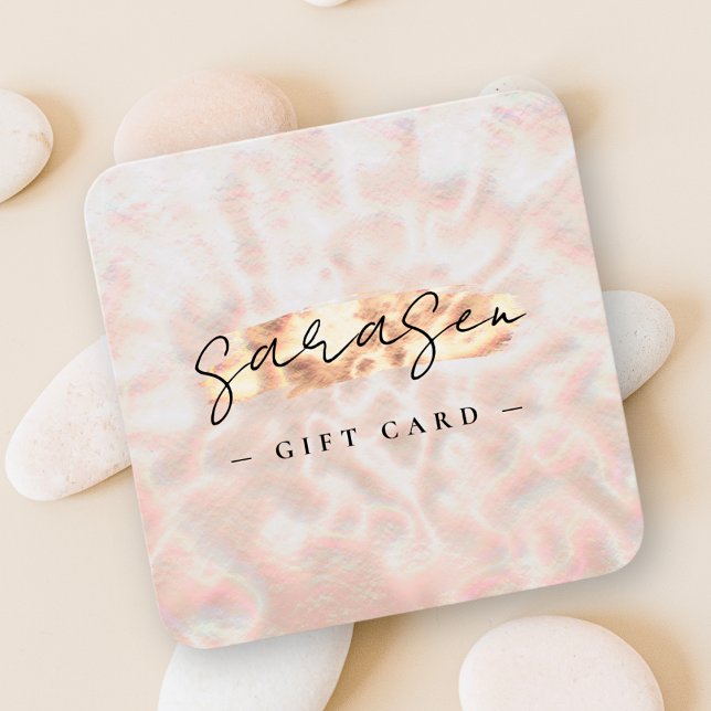 Ópal Stone Background Gift Certificado Rosa Gold (Subido por el creador)