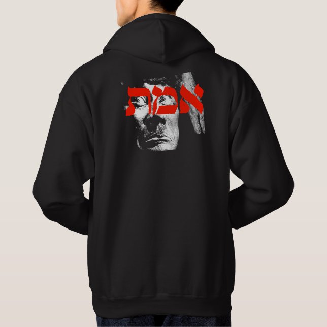 Opción 3 de la sudadera con capucha del Golem de (Reverso)