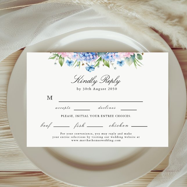 Opción de comida de elegante respuesta de boda de  (Subido por el creador)