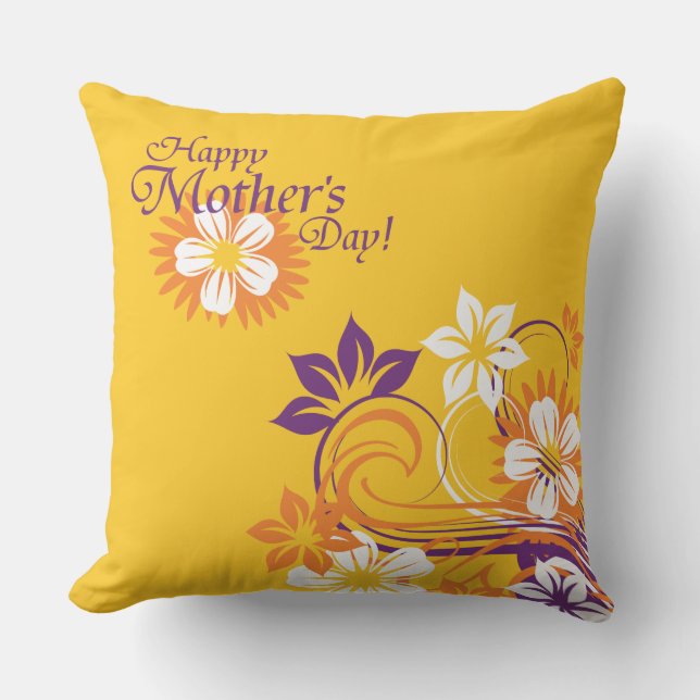 Opciones de almohadas del Feliz Día de la Madre a  (Anverso)
