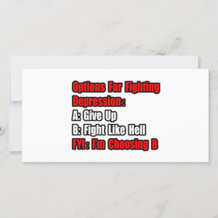 Opciones de lucha contra la depresión