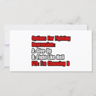 Opciones de lucha contra la depresión