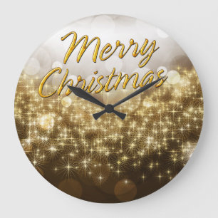 Opciones de reloj de pared de Feliz Navidad 22