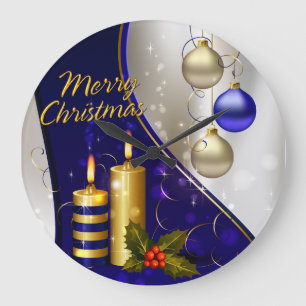 Opciones de reloj de pared de Feliz Navidad 27