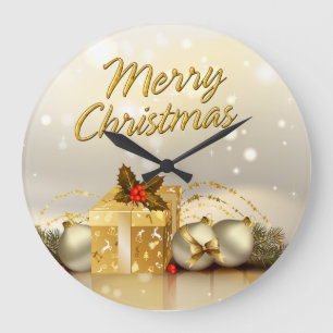 Opciones de reloj de pared 'Feliz Navidad 29'