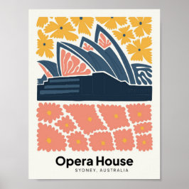 Ópera Casa Sydney Australia viajes arte floral