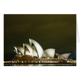 Ópera de Sydney de noche, Sydney, Australia