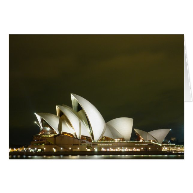 Ópera de Sydney de noche, Sydney, Australia (Anverso (Horizontal))