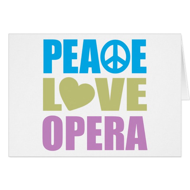 Ópera del amor de la paz (Anverso (Horizontal))