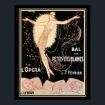 Ópera francesa Art Deco Impresión 16 x 20<br><div class="desc">Petits Lits Blancs Art Deco Print.</div>