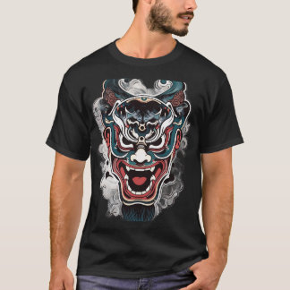 Ópera Kawaii Sichuan Cara Máscara Camiseta