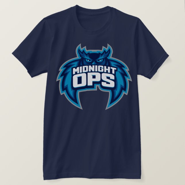 Operación: Recall Midnight Ops logo de camiseta az (Anverso del diseño)