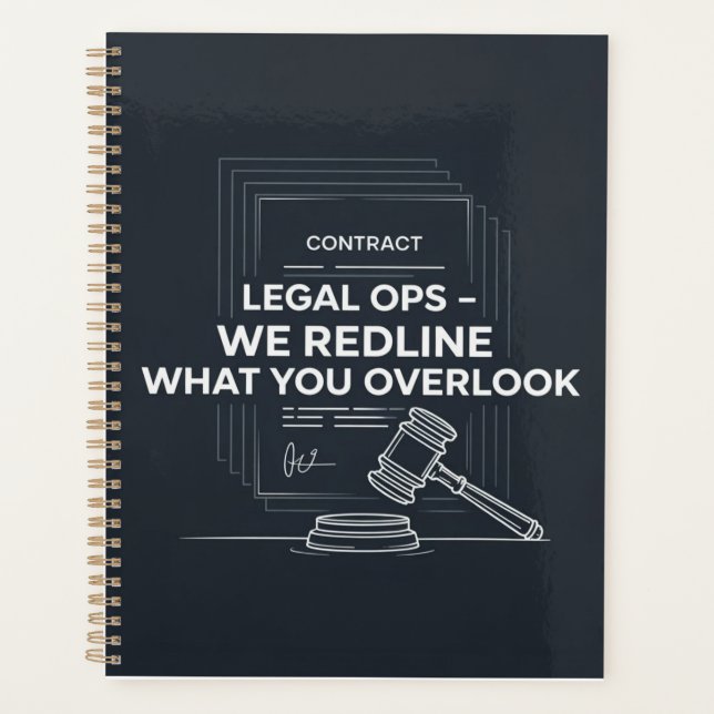 Operaciones legales - Planificador semanal (Anverso)