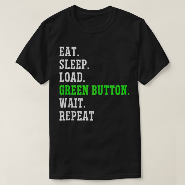 Operador CNC Machinist Funny Green Button Tank Top (Diseño del anverso)
