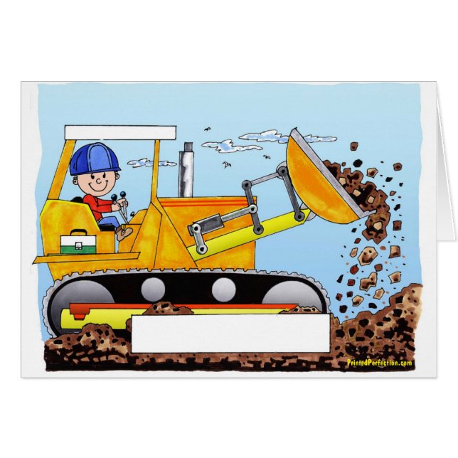 Operador de bulldozer - Regalo personalizado (Anverso (Horizontal))