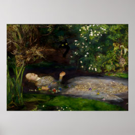 Ophelia de impresión de gato