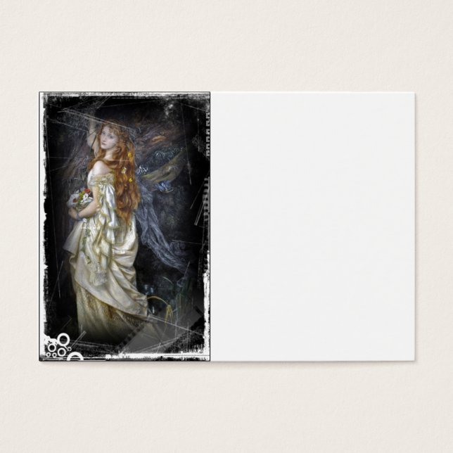 Ophelia en blanco (Frente)