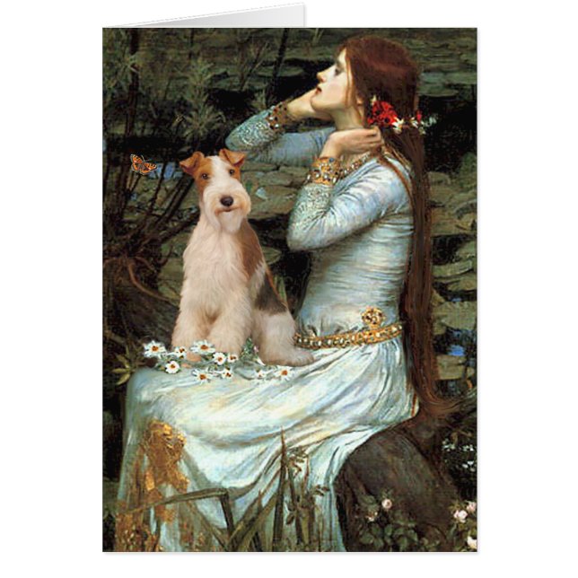 Ophelia Sentada - Wire Fox Terrier 3 (Frente)